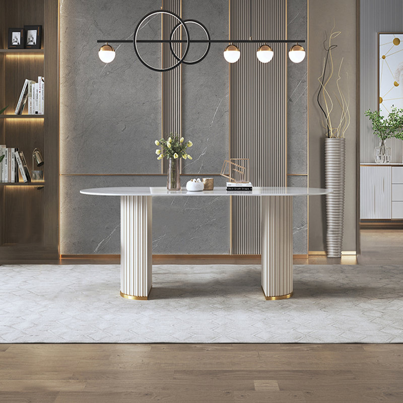 Audington Oval Dining Table, 31.5" W x 59.06" L