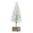 6"H Pine Trees - Set of 12 - White