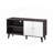 Amidon TV Stand for TVs up to 47.3", with 2 Storage Shelves& 1 Cabinet, Modern Entertainment Centre for TV in Living Room in Brown-1084555739-1167088055