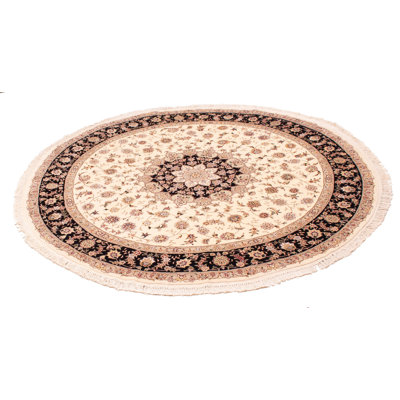 Taycee One-of-a-Kind 8'11" New Age Round Wool Area Rug in