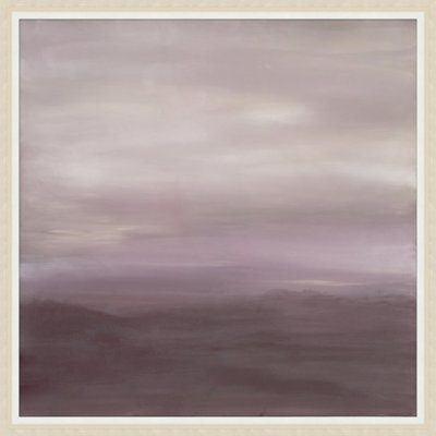Paysage sombre 1 - Peinture encadrée sur papier
