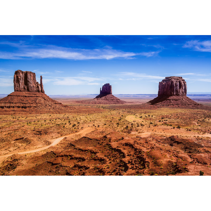 Monument Valley - Wrapped Canvas Print, 61cm H x 91cm W x 3.8cm D