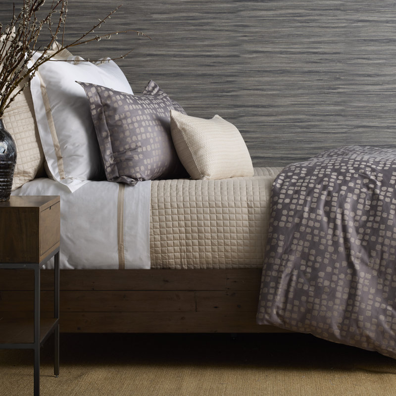Taies d'oreiller en coton et garniture Ready-To-Bed 2.0, Champagne, Ensemble de taies d'oreiller standards