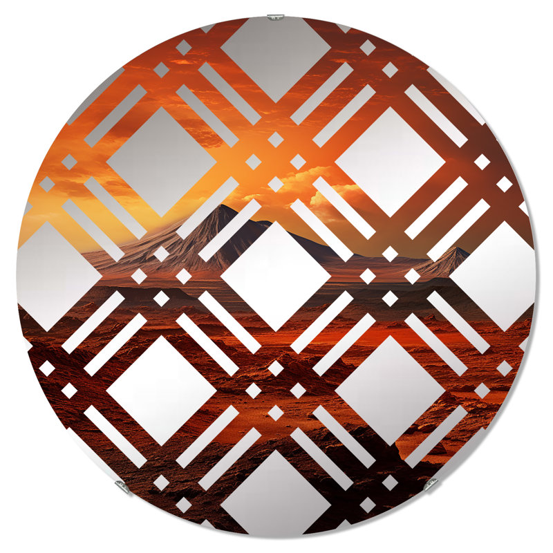 Miroir mural rond, 31,4 po x 31,4 po