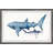 Cirebon 'Dotted Shark' Framed Print-185173349