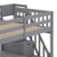 Lit mezzanine double avec bureau en L et escalier de rangement-2124745843