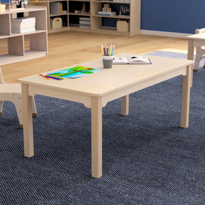 Table d'activités en bois pour enfants d'âge préscolaire Bright Beginnings