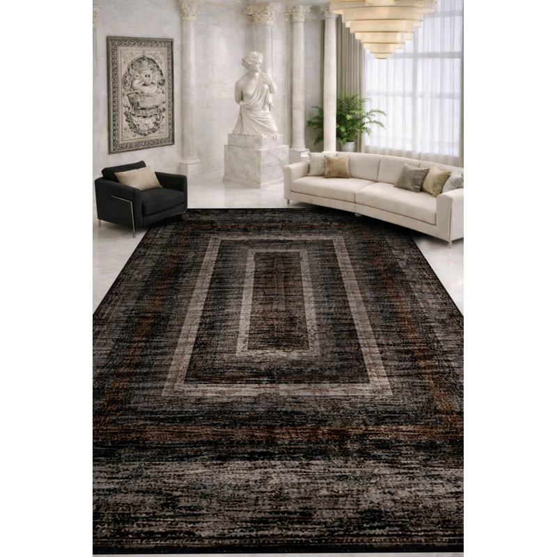 Tapis tissé crème Mosso, 3'3" x 4'11"