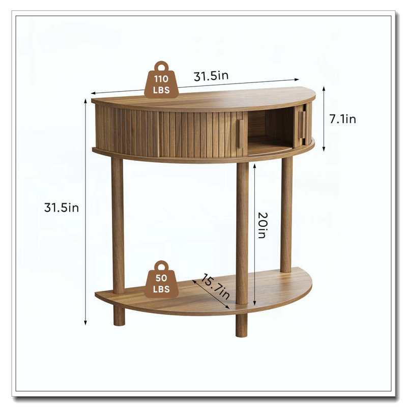 Console 31,5 pouces