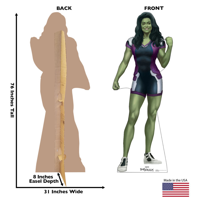 76'' Superheroes & Villains Cardboard Standup