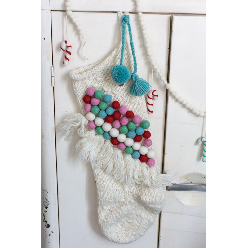 Jingle Hand Knitted Sock