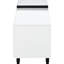Meuble télé moderne pour téléviseur de 80 pouces et plus, meuble télé extensible 70,1 po - 100 po, noir et blanc, tendance, réglable 100 po-2060592384