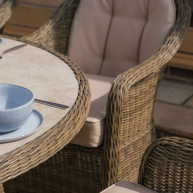 8 - Person Patio Dining Set with Oval Table