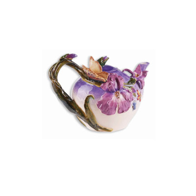 Red Barrel Studio® Lechner Floral Teapot