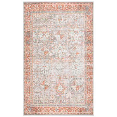 Alisha Area Rug with Non-Slip Backing