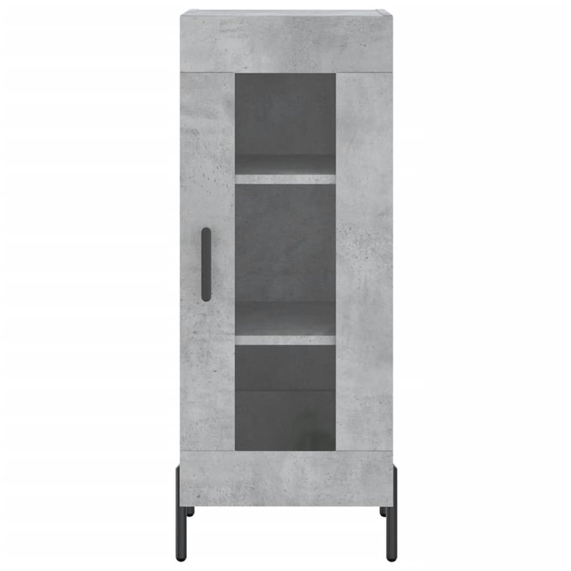 Markaylah Display Cabinet, Concrete Grey