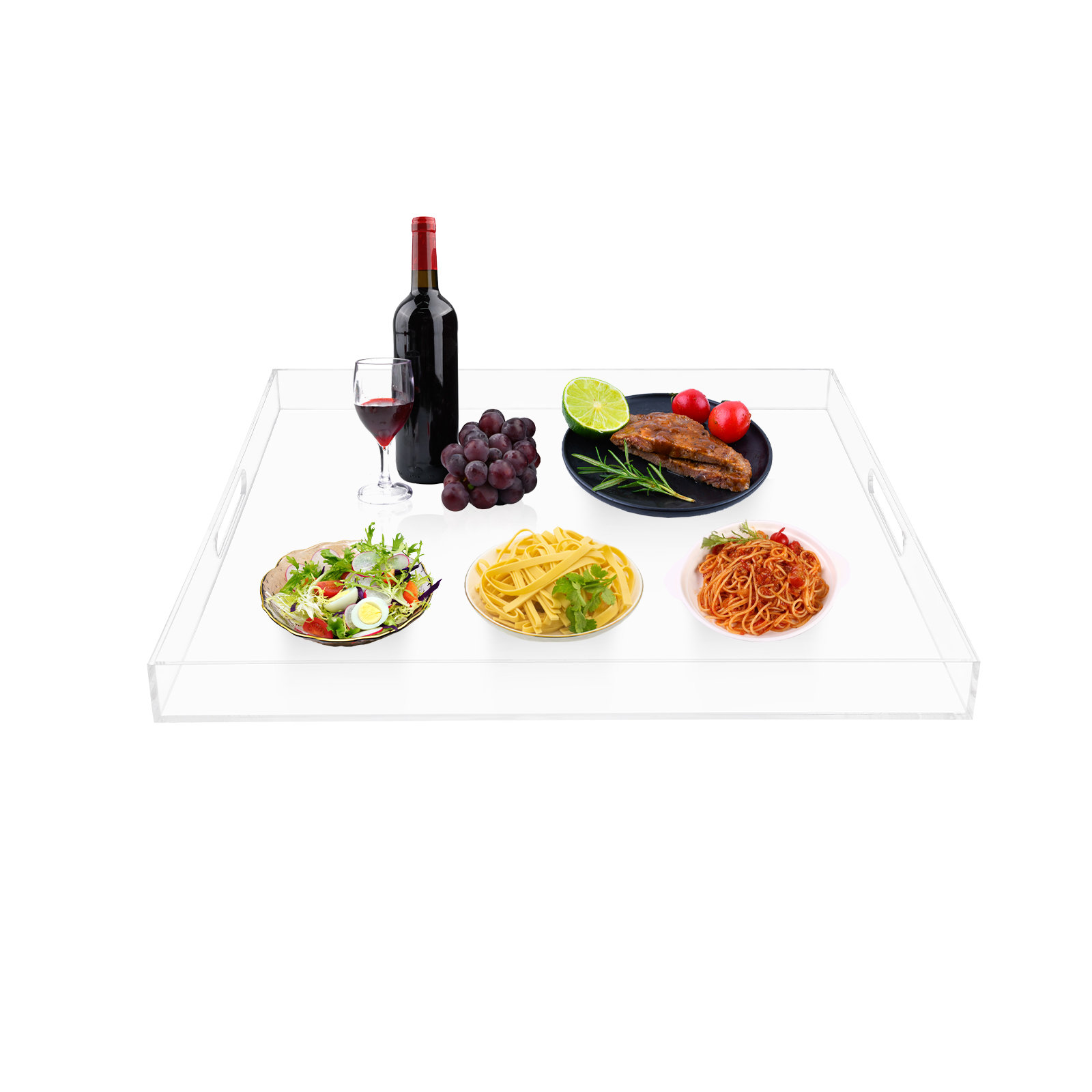 Clear Acrylic Serving Tray