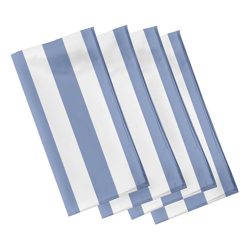 Ensemble de serviettes 4 pièces Caymen, L 18 po x L 18 po, Bleuet