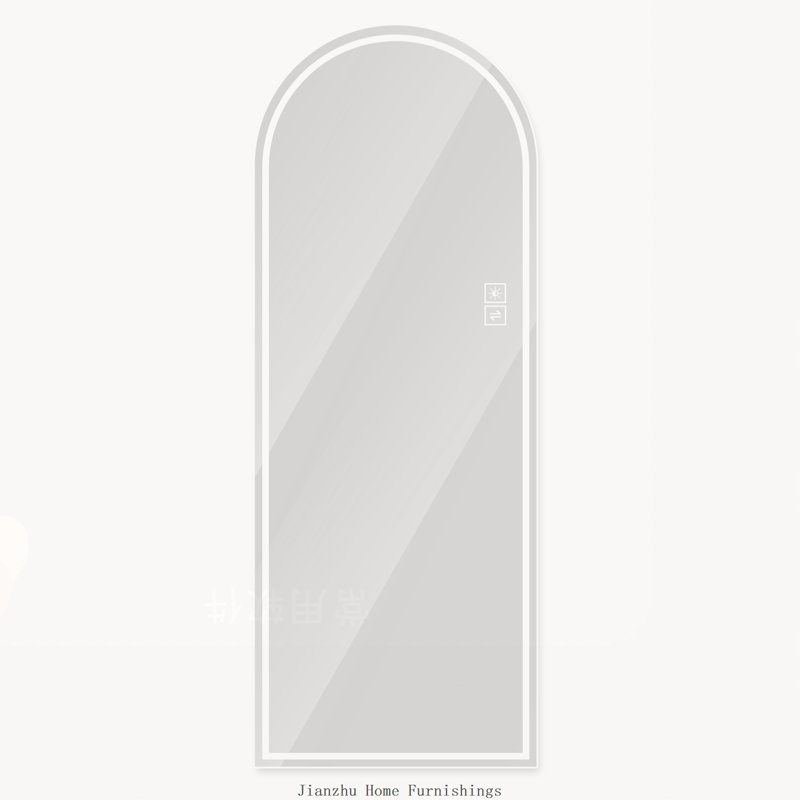 65x21 Inch Arch Design LED Full Length Mirror, Dimmable High Definition with Standing or Wall Mounted