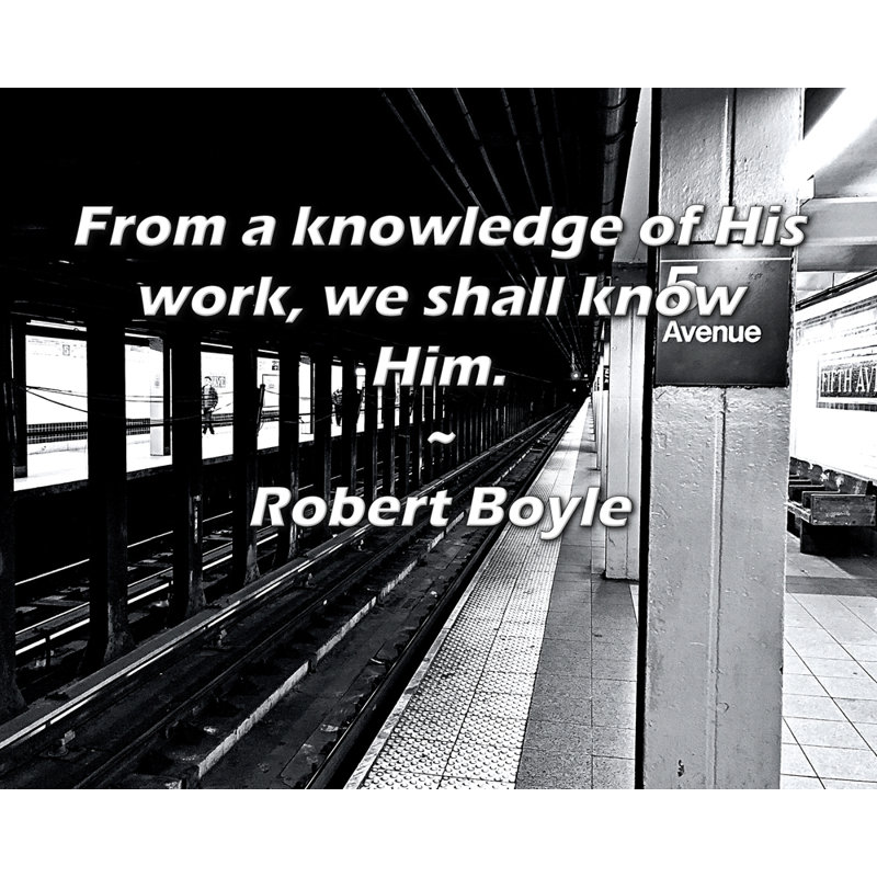 «Artsy Quote» par Robert Boyle, toile tendue avec châssis, H 13 po x l 18 po
