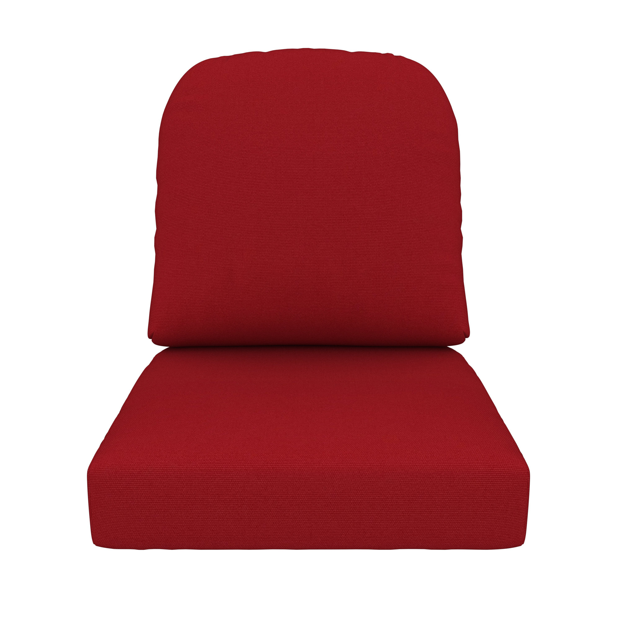 Amala Outdoor Sunbrella® Seat/Back Cushion, Canvas Jockey Red Sunbrella® Canvas