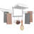 Aluminum Wall-Mounted Drying Rack-86773598