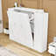 Lit escamotable en bois avec placards et tablette de rangement-1548009508