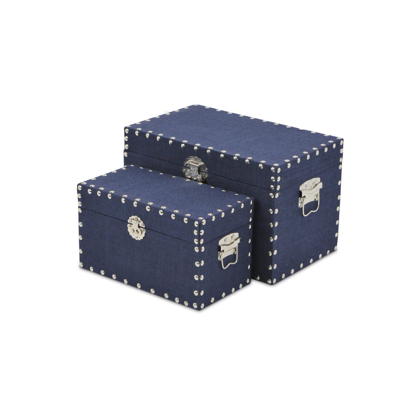 Grajeda 2 Piece Wooden Set, 8" H x 13.5" W x 8" D