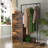 6-drawer Dresser 55"w Cloth Rack Combination With Charge Station 