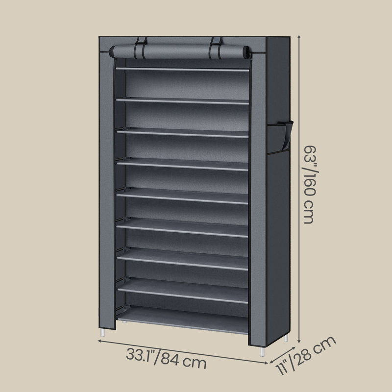 4 Pair Shoe Rack