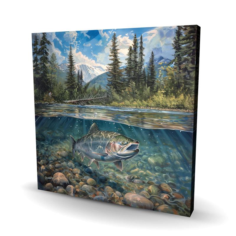 Up Close - Blue Canvas Art for Stylish Home Decor