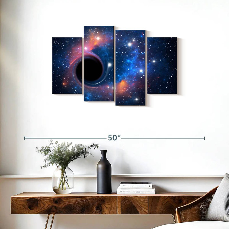 Oberle Black Hole In Outer Space, 22" H x 36" W