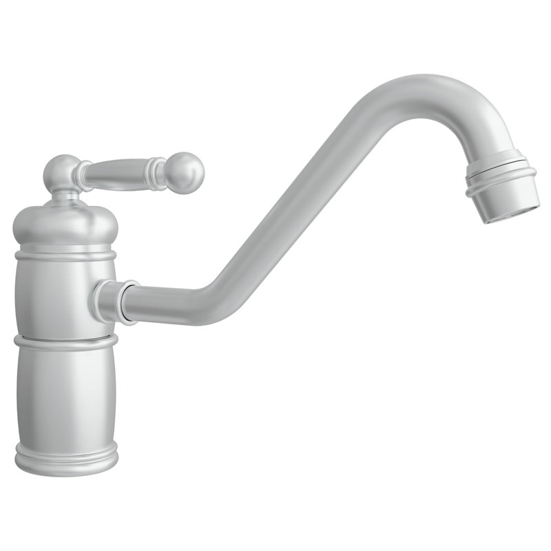 Nadya Single Handle Kitchen Faucet, Satin Nickel (PVD)