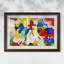 Oriental, 1909 - Wassily Kandinsky - Estampe encadrée sur mesure-1771369381-1771369393-1771369405