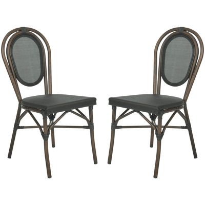 Sylvester Premium All-Weather Wicker Outdoor Dining Side Chair