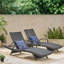 Fauteuil en osier avec accoudoirs Salem