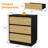 23.6“W Wood Nighstand With 3 Drawers-1903532701