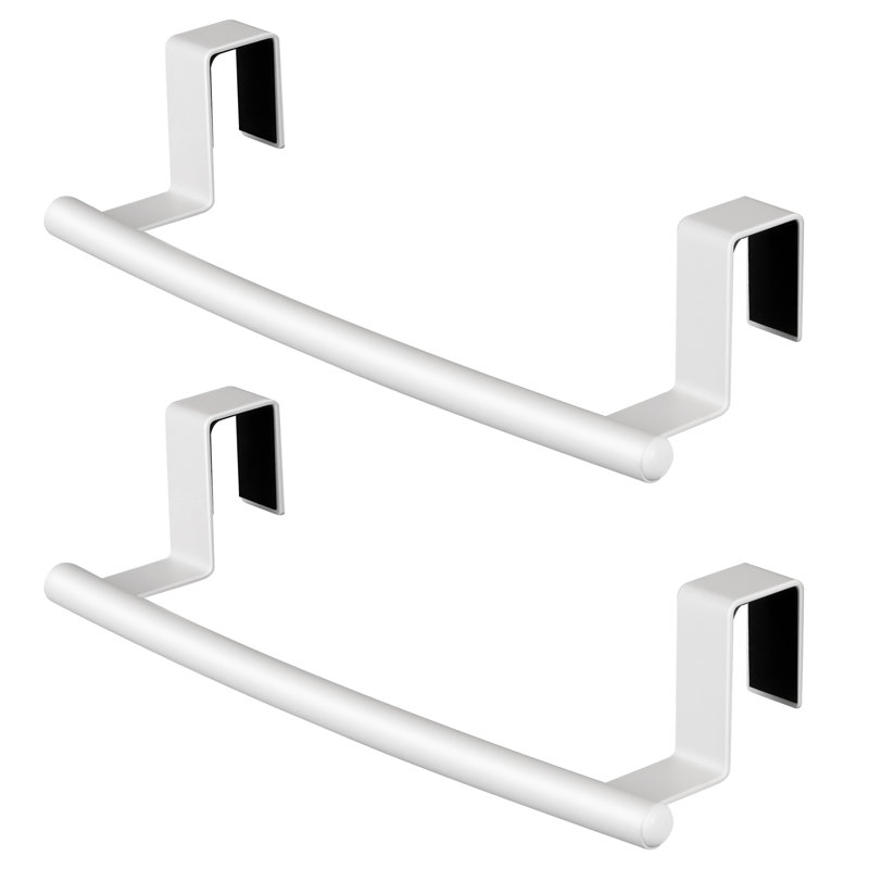 Porte-serviettes à suspendre au-dessus de la porte de la cuisine au-dessus de l'armoire, Blanc