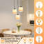 3 - Light Stainless Steel Caged Pendant