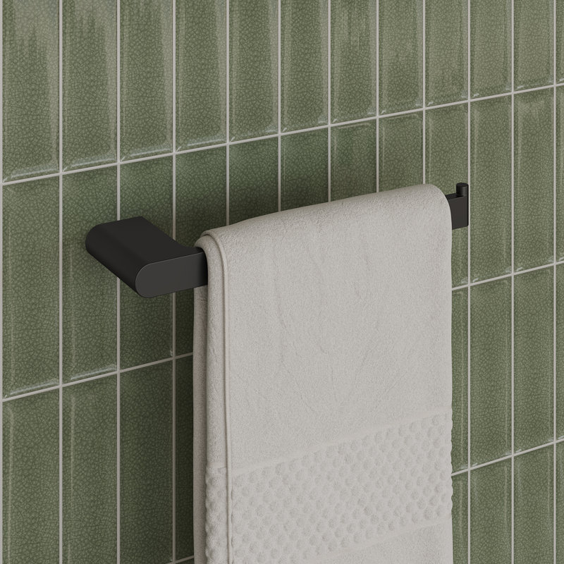 Ensemble de quincaillerie de salle de bain 4 pièces, Noir mat