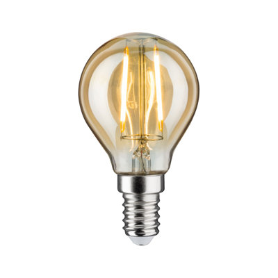 2.6W E14 LED Kugel Leuchtmittel Bernstein