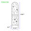 Treillis de jardin en métal - Treillis antirouille pour plantes grimpantes-474772731