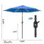 Parasol de marché lumineux Boxwell-752392810-714937128