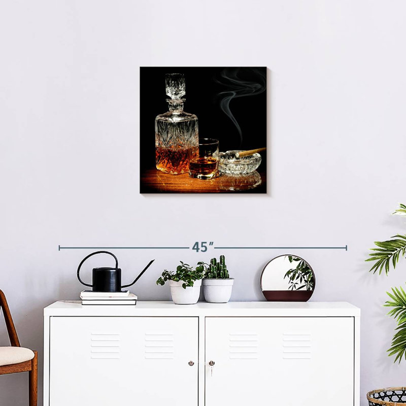 Carafe à décanter et cigare Yarlin, H 20 po x l 20 po