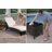 Priyansh Brown 3-Piece Wicker Outdoor Chaise Lounge Set with Beige Cushions