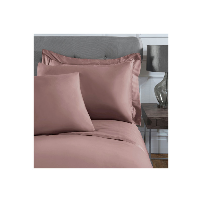Felissa Sateen Machine Woven Housewife Pillow Case, Blush