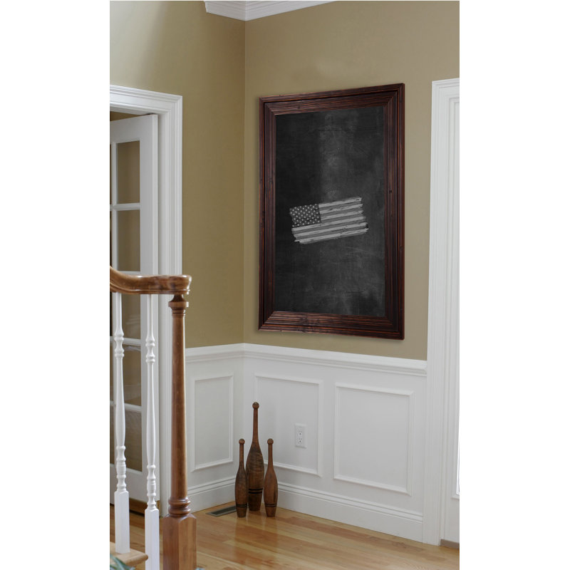 Tableau noir fixé au mur, 35,75 po x 77,75 po