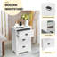 Hayti 45cm W Manufactured Wood Bedside Table