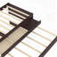 Lit plateforme simple avec lit gigogne et 2 tiroirs Ensemble de lattes et multiprise, bois massif pour un rangement compact et polyvalent-383212680-383212725