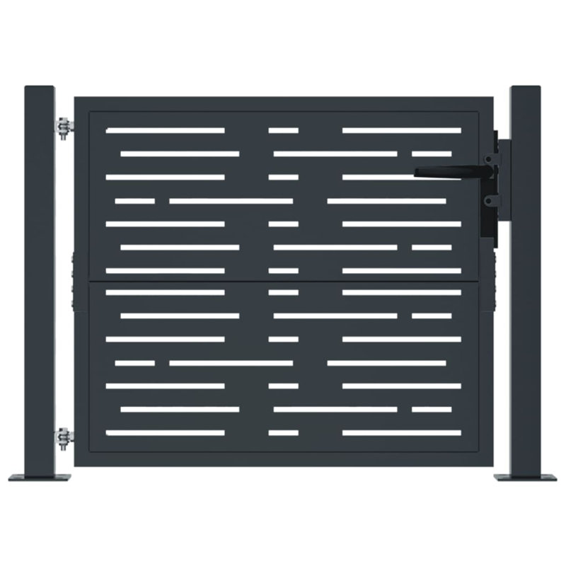 Ammadas Grey Metal Gate, 80cm H x 105cm W